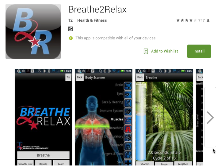 Breathe2Relax app